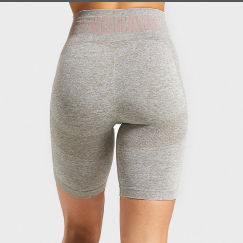 Gymshark Flex Bike Shorts - Khaki - Picture 2 of 5